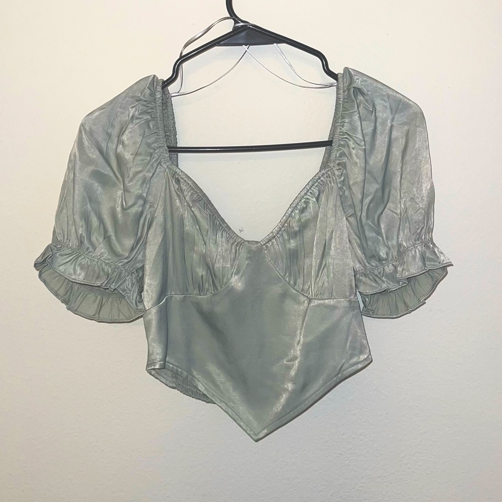 NWOT Spohie Rue Cropped Blouse